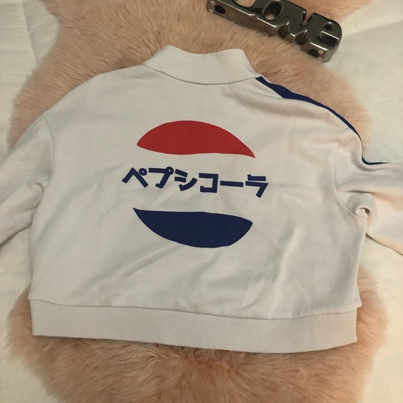 Divided H&M cropped Pepsi zip sweater - Picture 2 of 2